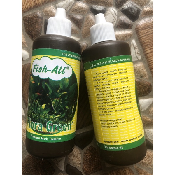 FISH ALL FLORA GREEN 100ML PUPUK CAIR TANAMAN AQUASCAPE