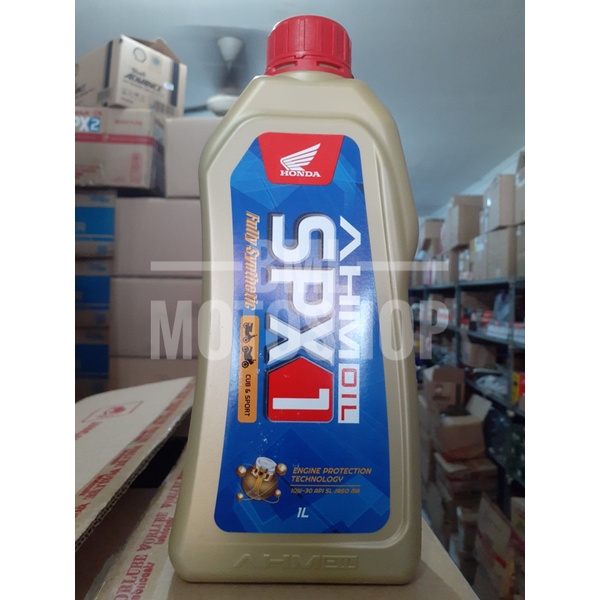 Oli Motor Honda Spx 1 1L AHM Orisinil Honda 10W-30 API SL JASO MA