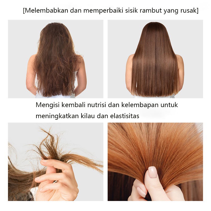 masker rambut masker rambut keratin masker rambut salon 500 gram Secara alami menyerap berbagai asam amino melengkapi nutrisi rambut, menjaga keharuman mengurangi ujung bercabang