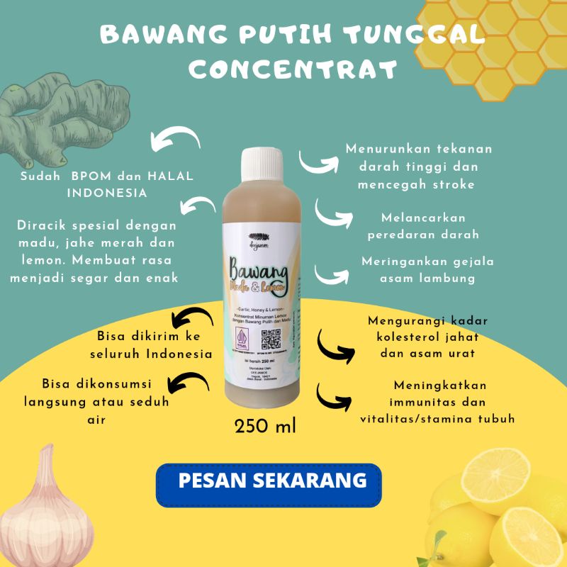 

Ay00! Deejamoe Bawang Madu Lemon Concentrate 250 ML