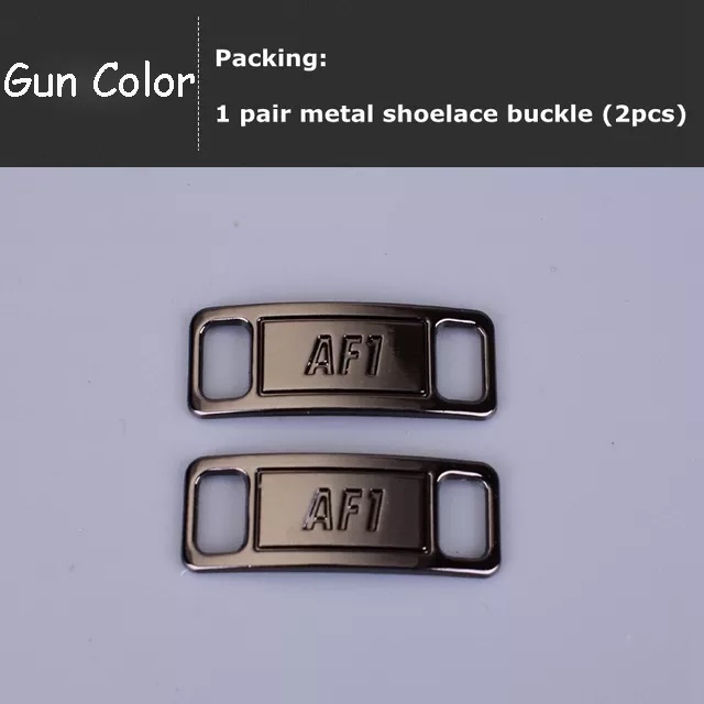 Aksesoris Sepatu Dubraes Buckle Metal Shoelace Buckles Aksesoris Tali Sepatu 2pcs/1pasang AF1 Gesper Sepatu Bahan Metal Shoe Buckle