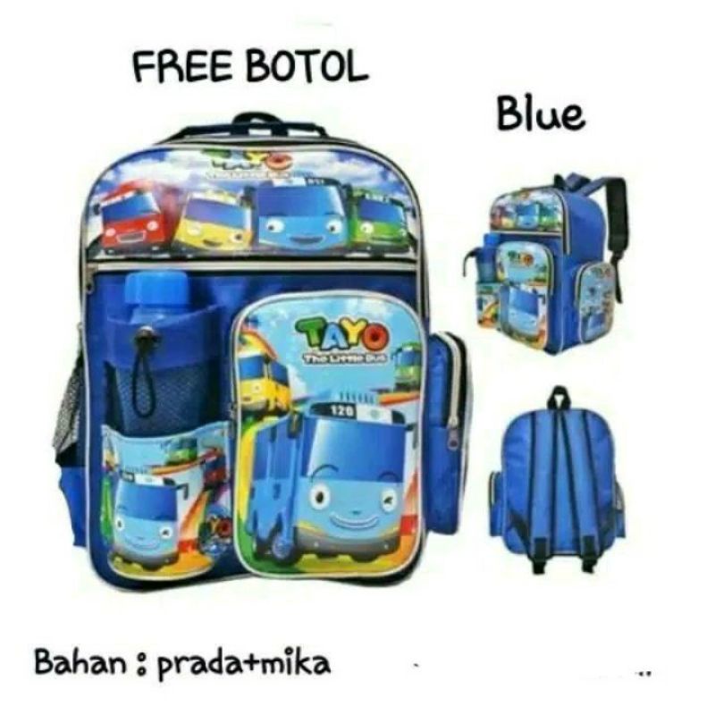 RANSEL ANAK SEKOLAH Tas Ransel anak laki-laki paud TK free botol minuman