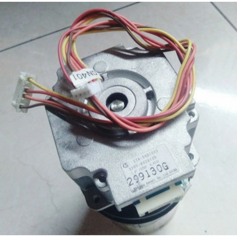 STEPPER NEMA23 MODEL CONEKTOR ASLI ORIGINAL TEGANGAN 12/24VDC 4WIRE