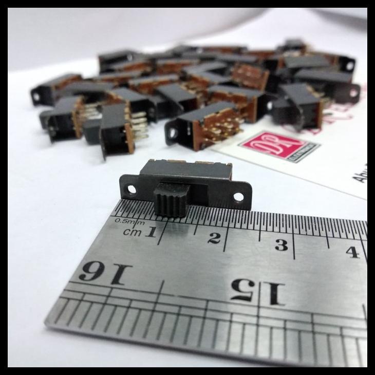 

Micro Saklar Geser Swith Sliding On Off Mini 6 Kaki Pin 6P 6Pin 2,5Cm Kode 1372