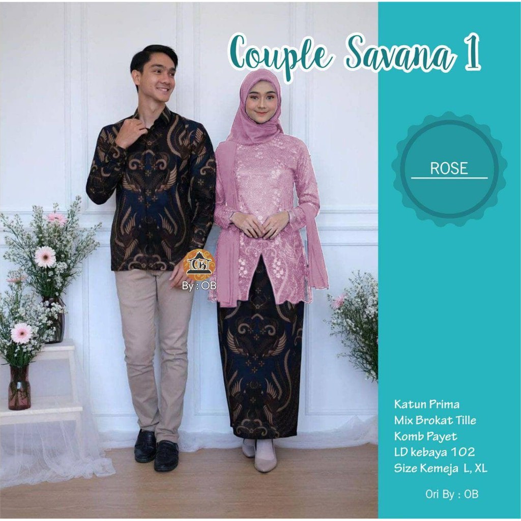 Baju Couple Pasangan Brukat Kondangan Termurah