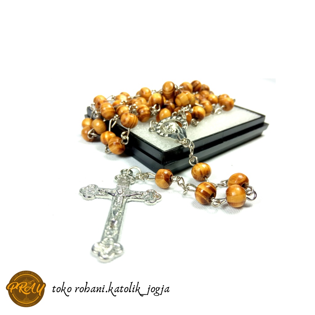 ROSARIO KALUNG POLOS / ROSARIO BULIR KAYU / ROSARIO MURAH