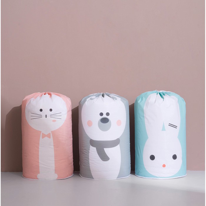 MARKAS88 Storage Bag Cloth Bag Tempat Bedcover Pakaian Tempat Penyimpanan Selimut Pakaian Serbaguna Multifungsi