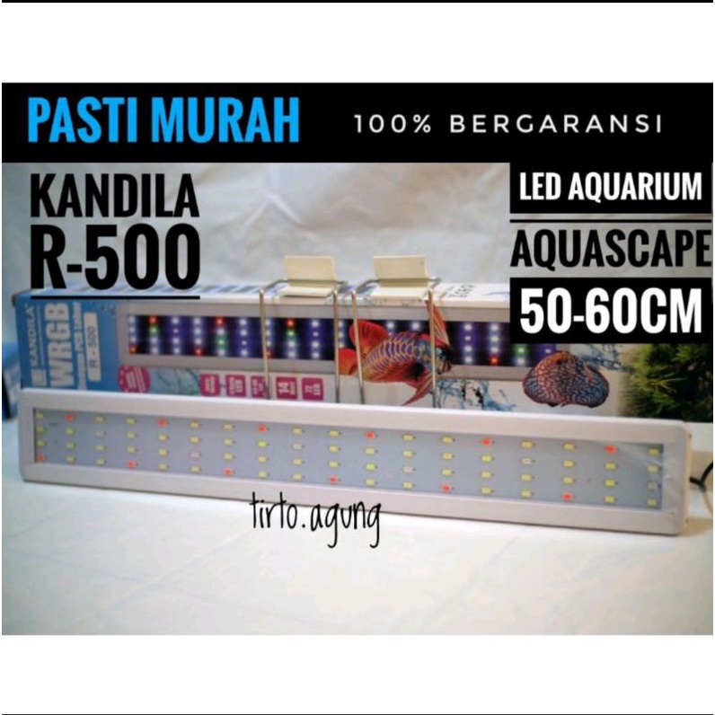 PROMO KANDILA R500 R-500Z SERI TERBARU DARI p500 lampu gantung atas aquascape 50cm 60cm LED aquarium