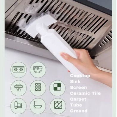 CU2 Sikat Pembersih Dapur Dengan Dispenser Sabun Kitchen Brush Spons