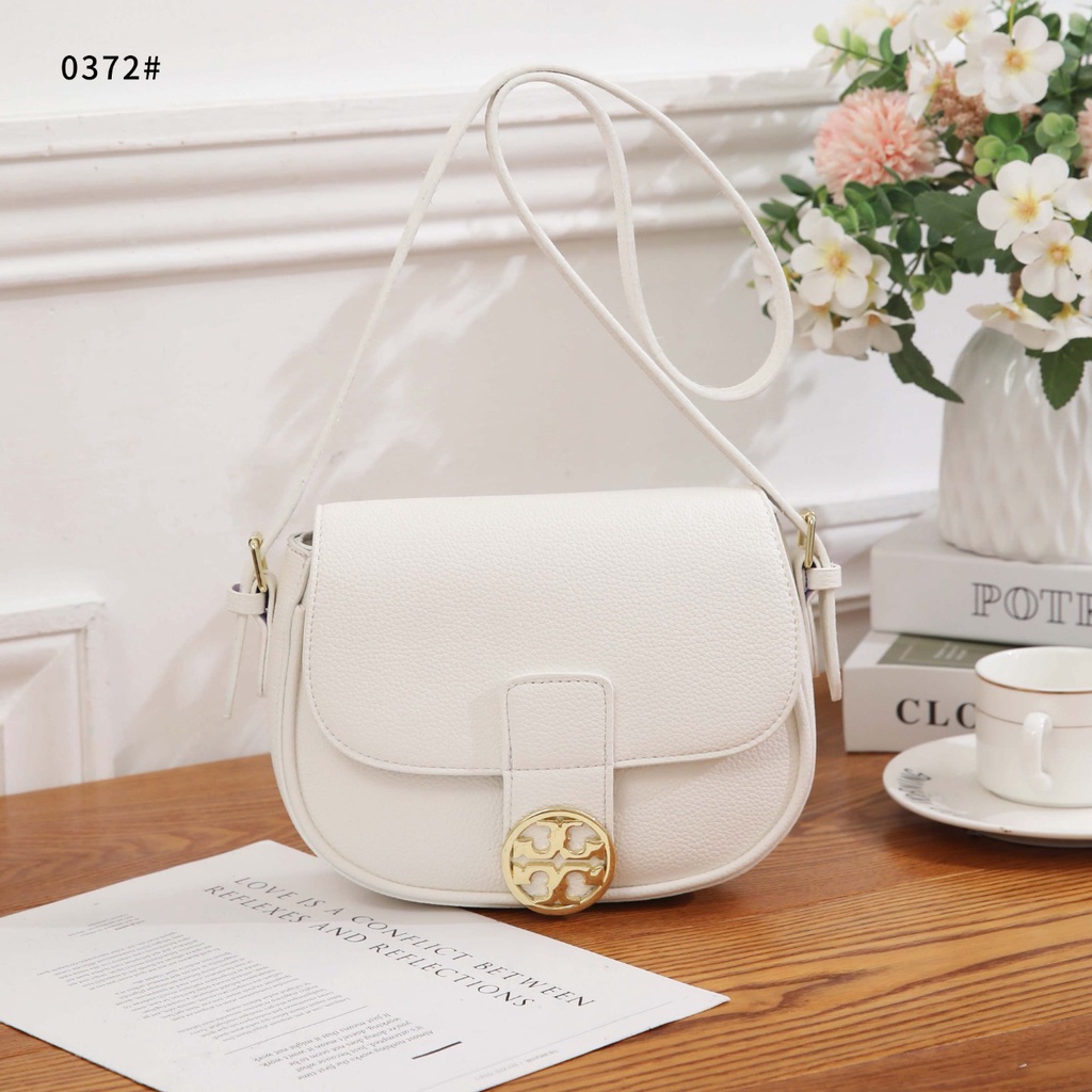 TB  Leather Crossbody Bag 0372