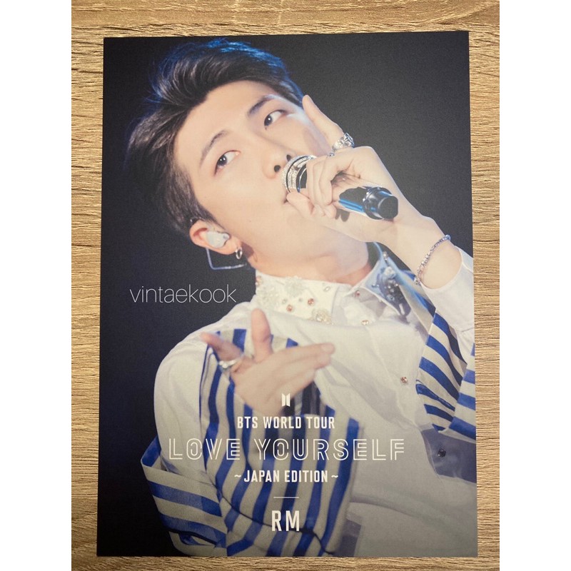 [OFFICIAL POSTCARD] LYS JAPAN LOVE YOURSELF RM NAMJOON BLURAY