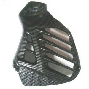 Variasi Cover Tutup Radiator Motor Yamaha N-MAX Hitam Carbon.