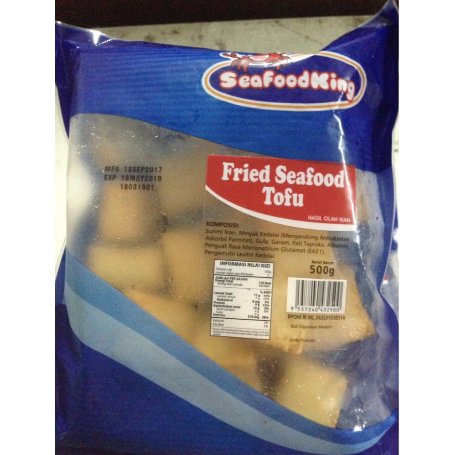 

TOFU IKAN SEAFOOD KING TAHU IKAN OLAHAN 500GRAM