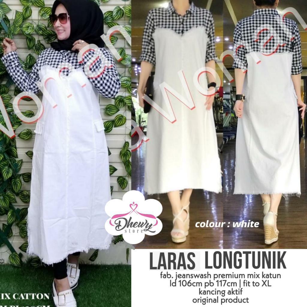 LARAS LONG TUNIK BY DHEWY