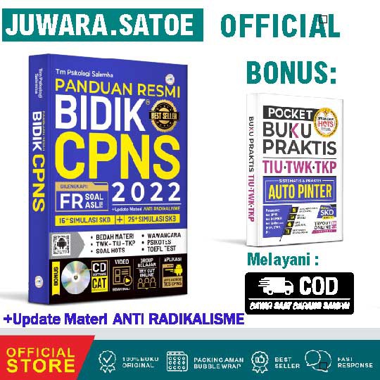 Panduan Resmi Bidik Cpns Free Buku Pocket Tiu Twk Tkp Shopee Indonesia