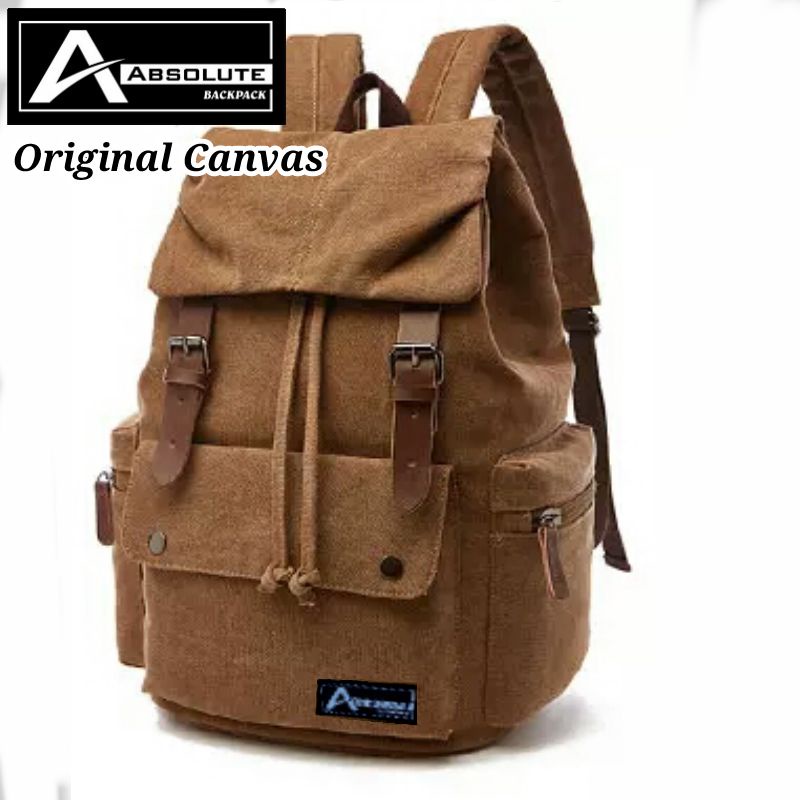 Kanvas Pria Wanita (HITAM) Tas Ransel Kanvas Pria Wanita (ARMY) Tas Pria Wanita Kanvas (NAVY) Tas Ransel Pria (MAROON) Tas Sekolah (COKLAT)