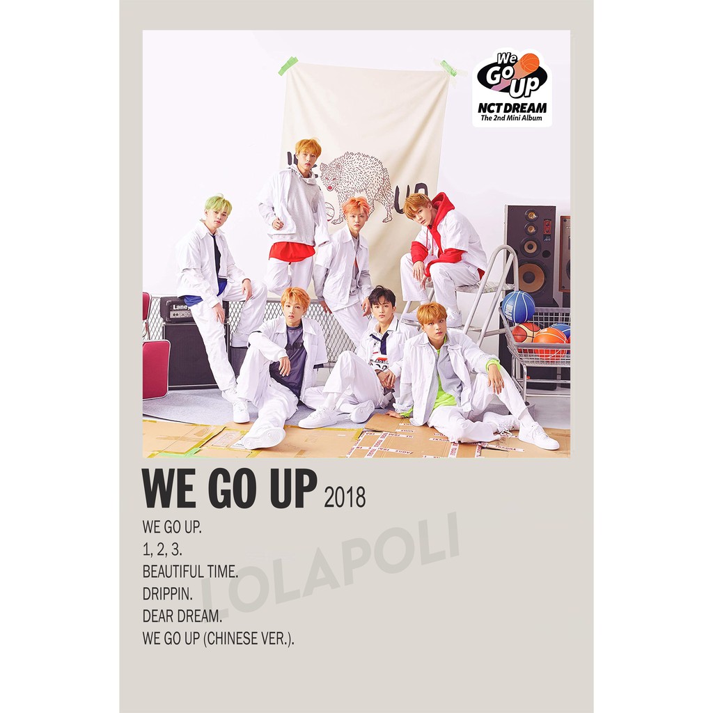 Poster Cover Album K-Pop We Go Up - NCT Dream