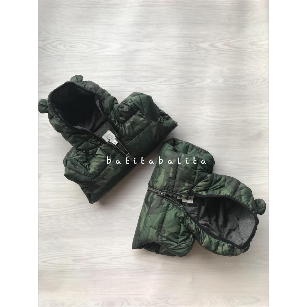 ARMY BABYGAP WINTER PUFFER    JACKET | JAKET DINGIN | JAKET