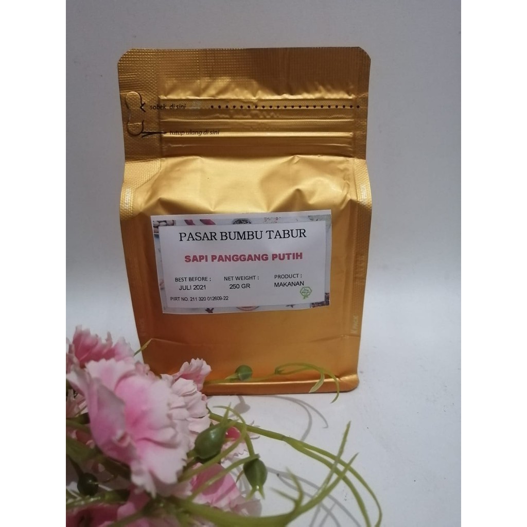 

BUMBU TABUR SAPI PANGGANG (PUTIH) 250 GR BUBUK MAKANAN SERBAGUNA ENAK HALAL MURAH