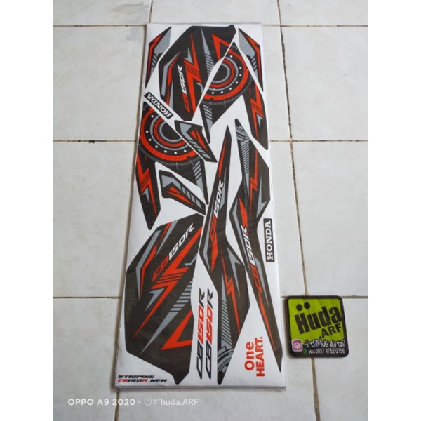 Striping lis Sticker Variasi Honda CB 150 R lingkar Honda Variasi CB 150 R