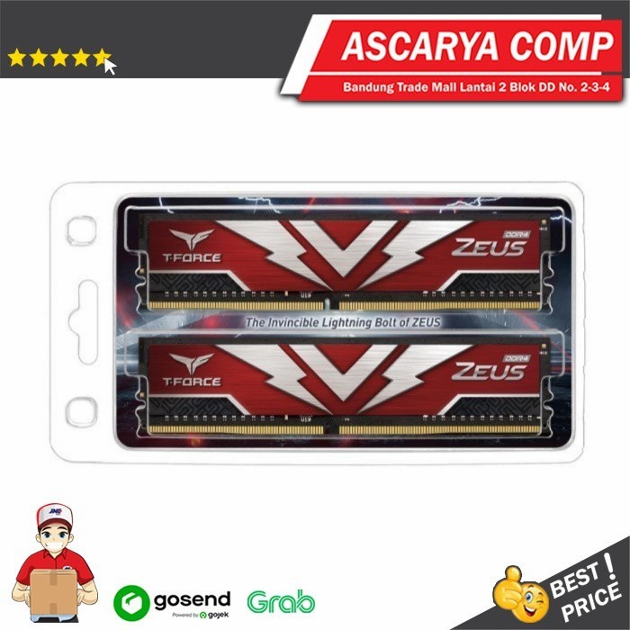 TEAM ZEUS DDR4 3200mhz 32GB (16X2) TTZD432G3200HC20DC01 / TEAM 32GB