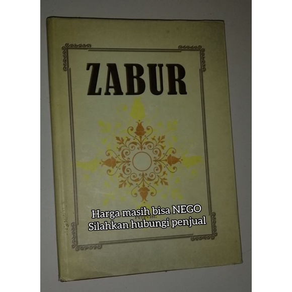 Kitab Zabur. HARD COVER