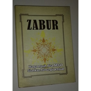 Jual Zabur - Kitab Zabur IndonesiaShopee Indonesia