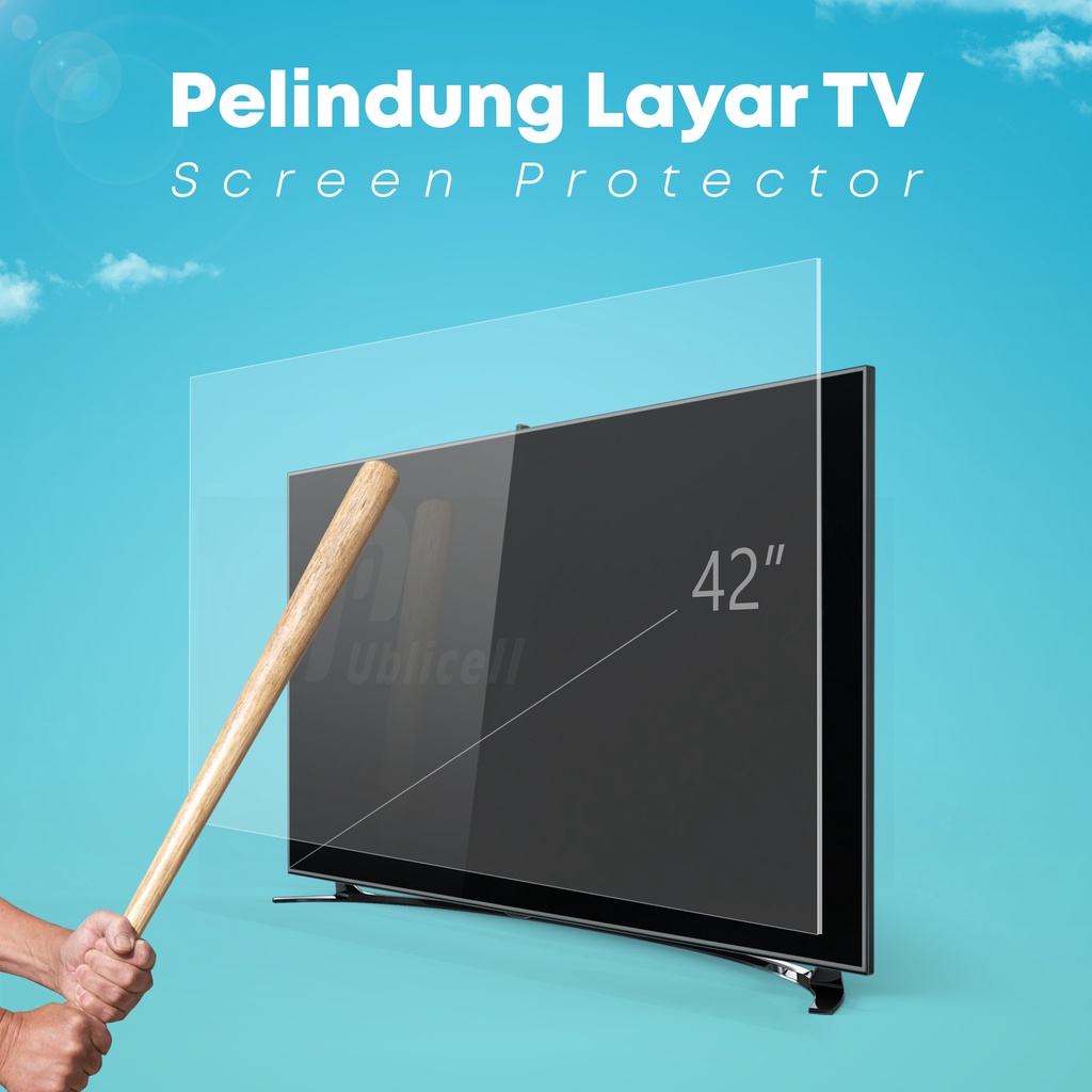 Pelindung Layar TV 42" Inch | Screen Protector TV | Screen Guard TV | Pelindung Layar TV LED LCD