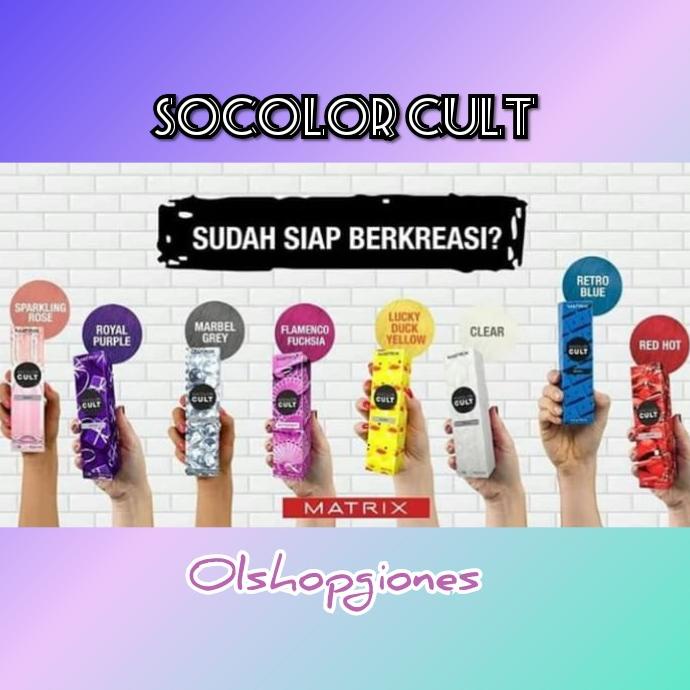 Matrix Socolor Cult Royal Purple Cat Rambut Ungu + Oxydant 135Ml