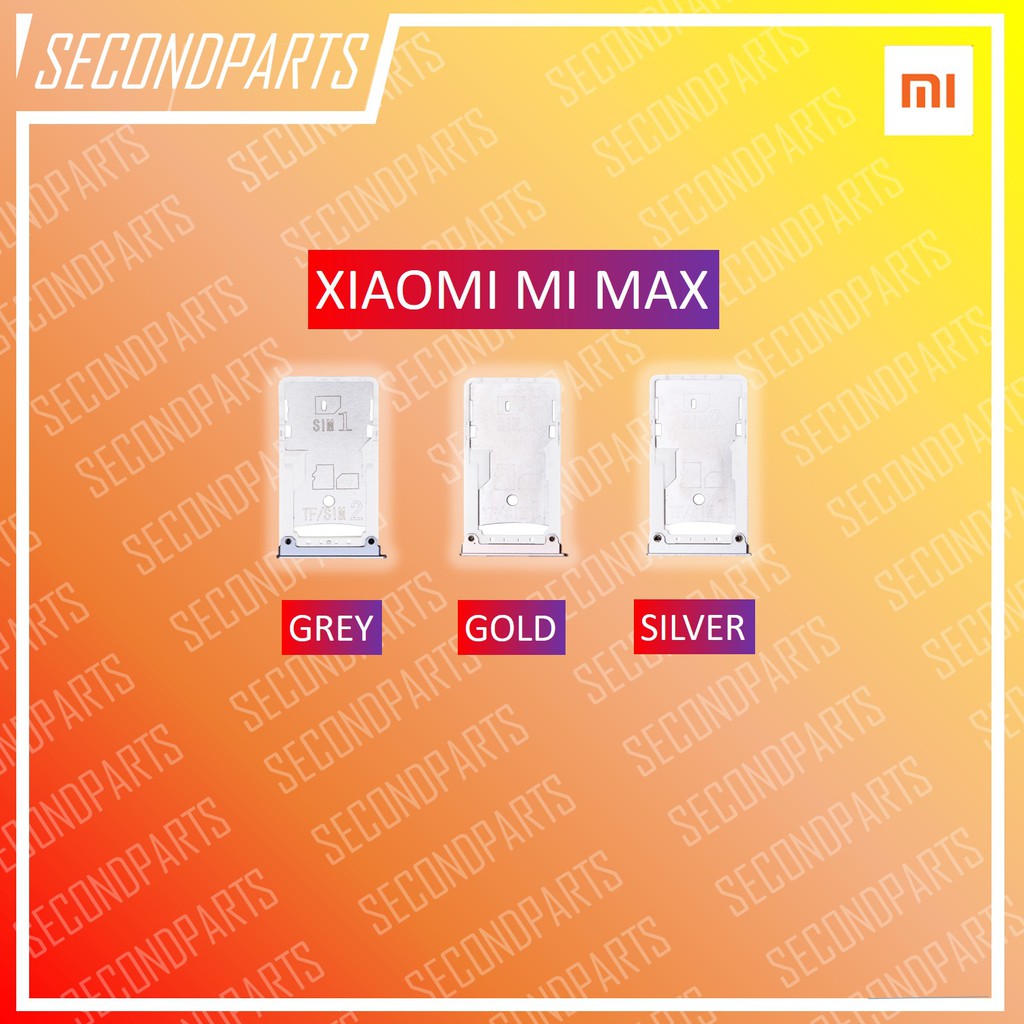 SIM TRAY SLOT SIM LOCK TEMPAT KARTU XIAOMI MI MAX ORIGINAL