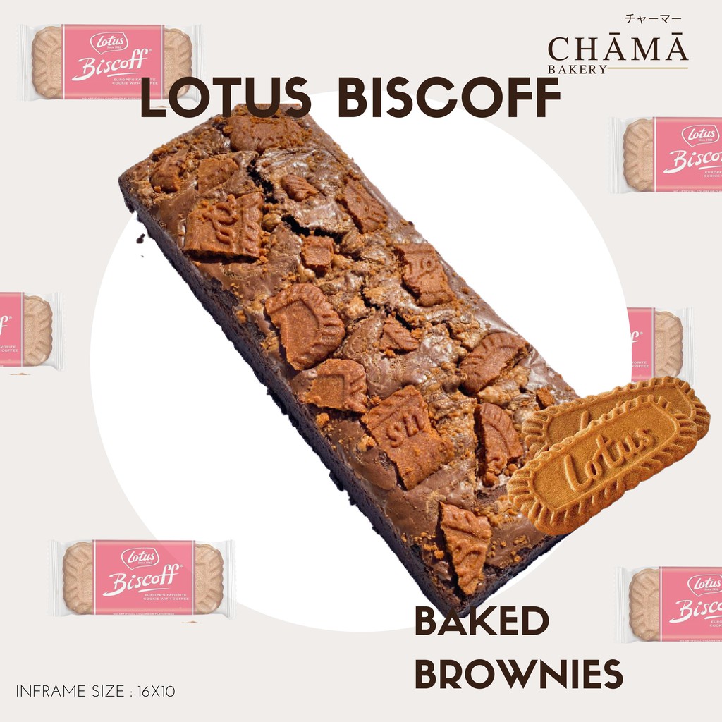 

LOTUS BISCOFF BAKED BROWNIES