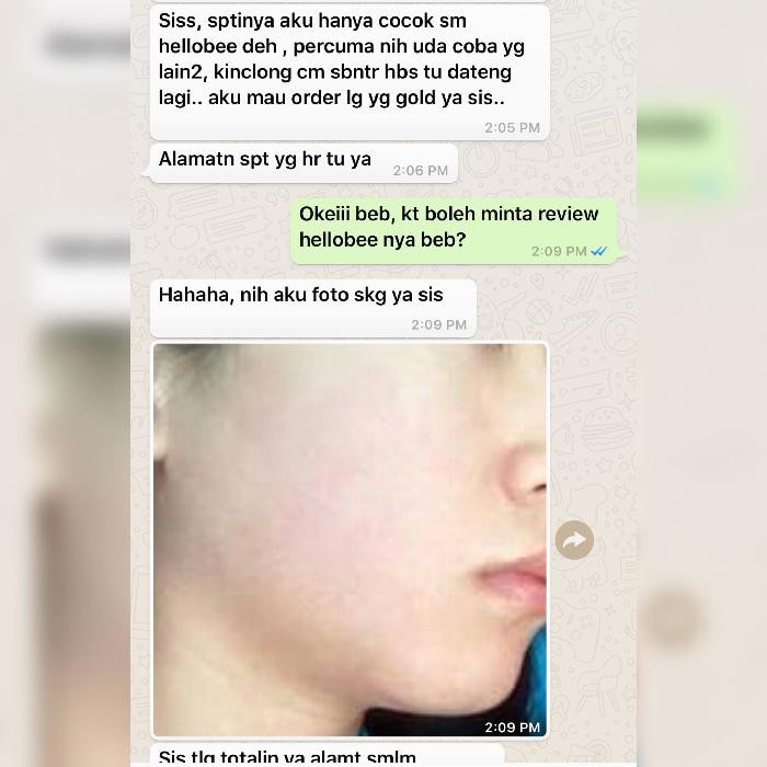 On Sale Hellobee Gold Kulit Berminyak Kusam Keriput Jerawat Komedo Flek Mata Berkualitas