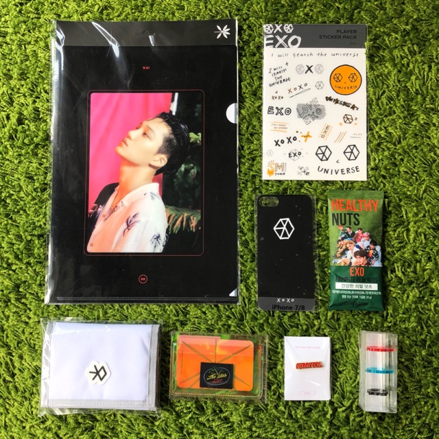 SUM MARKET - EXO L Holder Kai, Phone Paper Case, Sticker, Ring Xiumin Kai, Chanyeol Name Pin