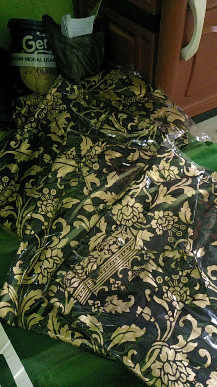 Batik Couple Keluarga Sania Ruffle Ori Ndoro Jowi Dnt