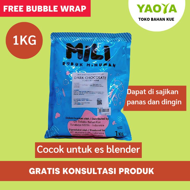 

MILI BUBUK MINUMAN DARK CHOCOLATE 1 KG