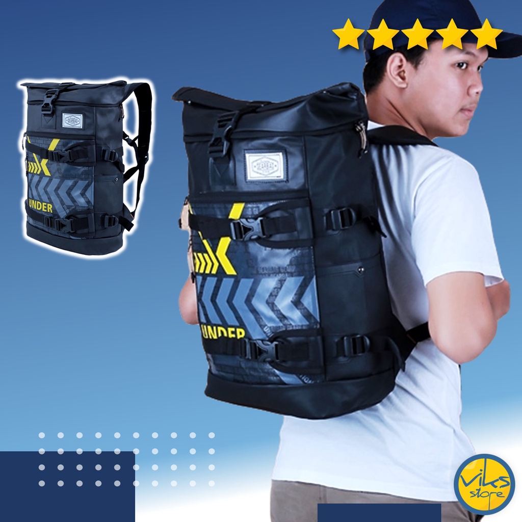 Tas Ransel Punggung Backpack Pria Cowok Adventure Gearbag Semi Carrier Kerja Kuliah Sekolah Original Kuat Traveling Backpacker BA123