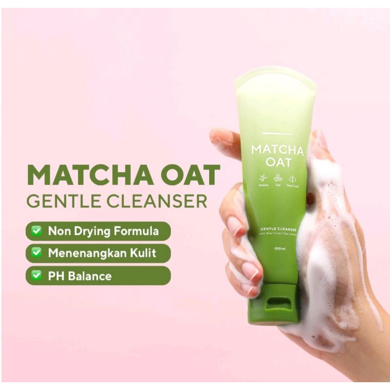 TRUE TO SKIN MATCHA OAT GENTLE CLEANSER BAKUCHIOL SERUM