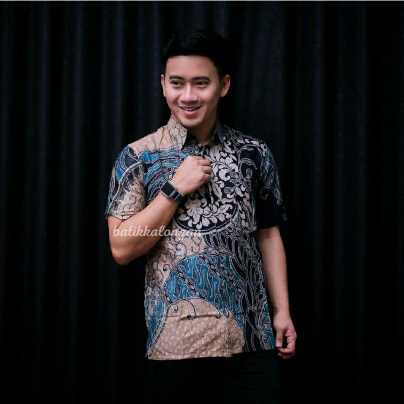 Batik pria lengen pendek premium motif keratonan Terlaris Hem Kemeja Batik Pria Lengan Pendek Katun | Kemeja Batik Print KEMEJA BATIK PRIA LENGAN PENDEK KEKIĺNIAN SIZE M L XL XXL BSWART Ready sragam[GB]