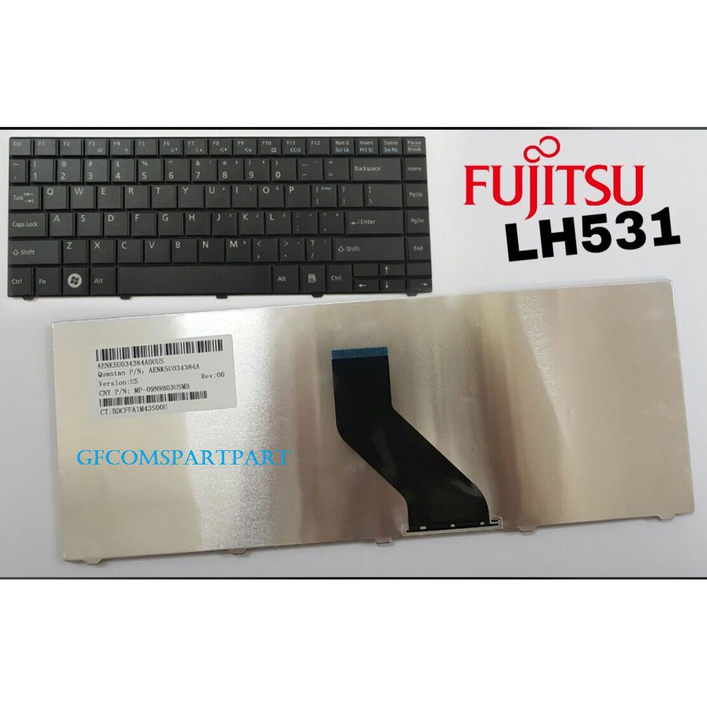 Kyeboard Laptop Fujitsu Lifebook LH530 LH531