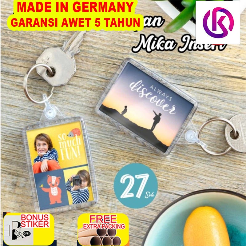 

Grosir Custom Gantungan Mika Insert Bolak Balik - Kotak