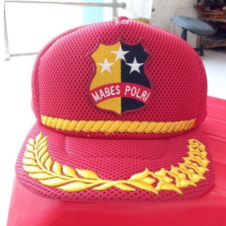 Topi mabes polri Topi jaring mabes polri Topi Polri topi jaring polri