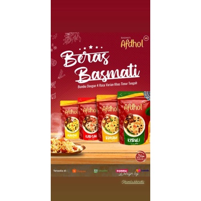 

Afdhol Nasi Arab Instant 4 Varian Rasa