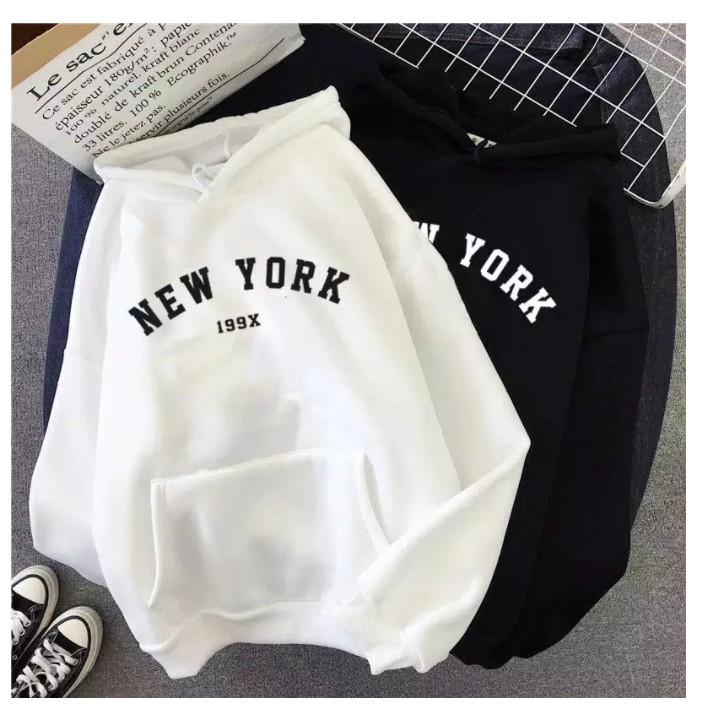 HOODIE UNISEX NY 199X TEBAL PREMIUM TERBARU,