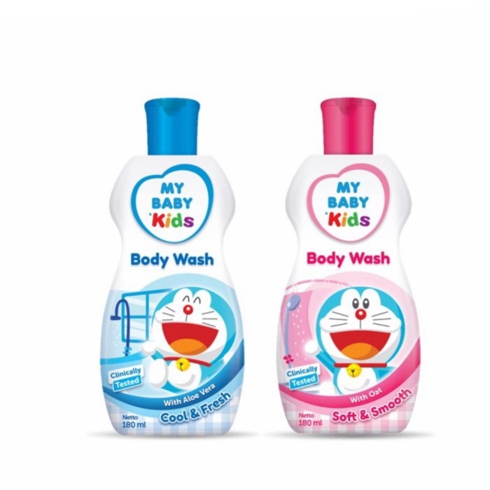 ★ BB ★ MY BABY Kids Body Wash Doraemon 180ml - 200ml - Sabun Mandi Cair Anak Wangi dan Lembut