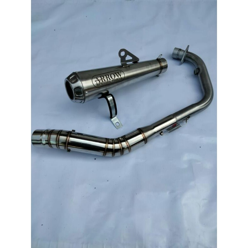 Knalpot Racing Arrow GSX 150r R15 v3 cbr 150r Satria Fu CB150R Vixion Xabre Byson Sonic150r Mx King-2