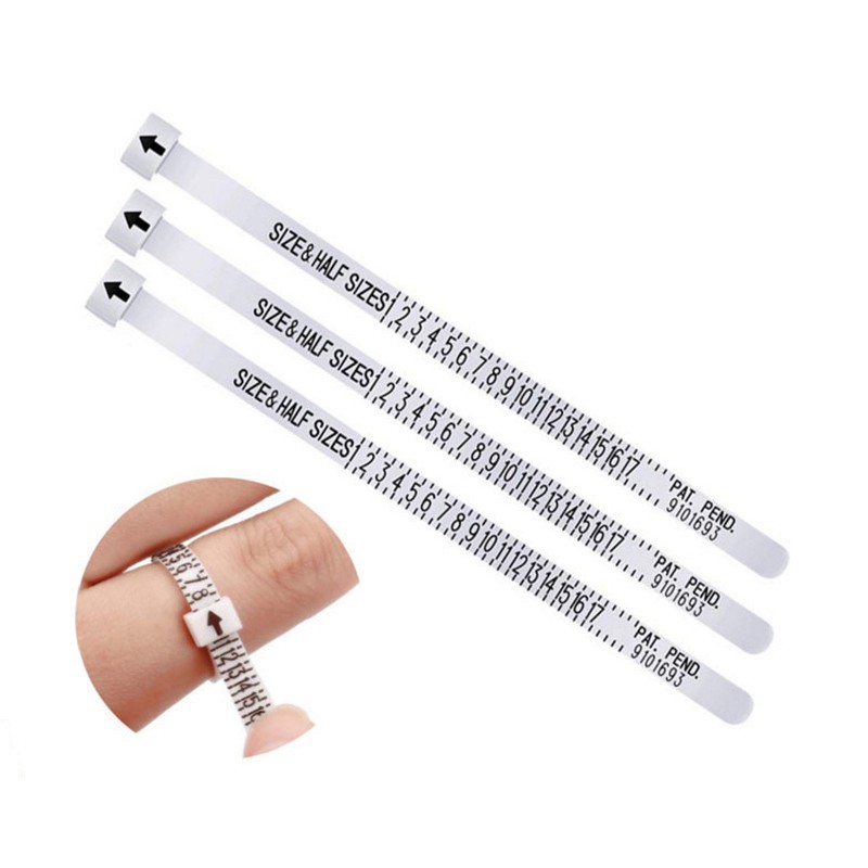 Ring Sizer Set Alat Pengukur Ukuran Cincin Pria Wanita US USA Size 988
