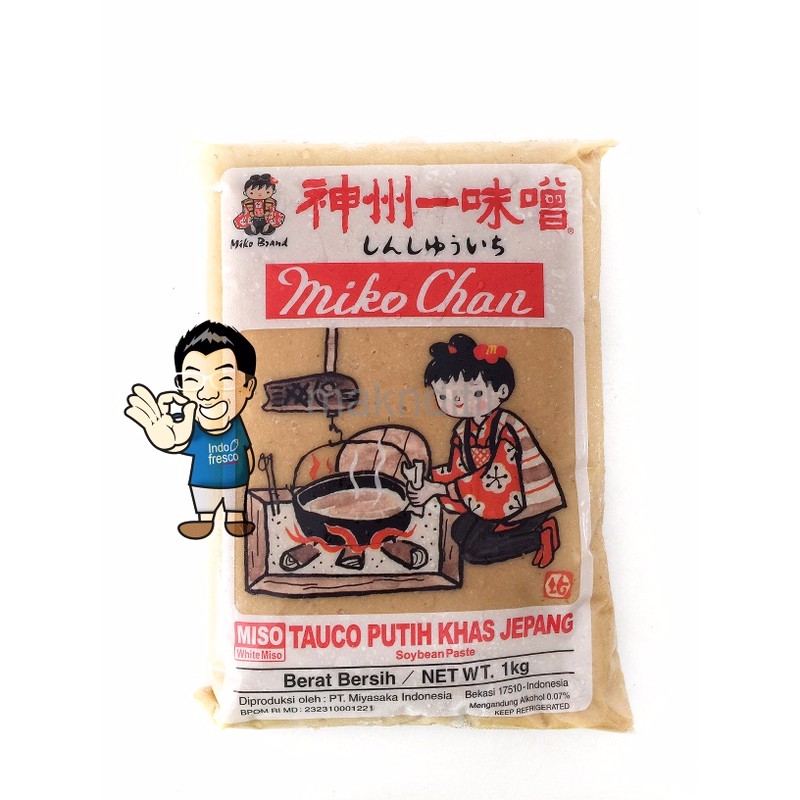 

Shinshuichi Mikochan Shiro Miso Paste- Pasta Miso- Tauco Jepang 1Lt