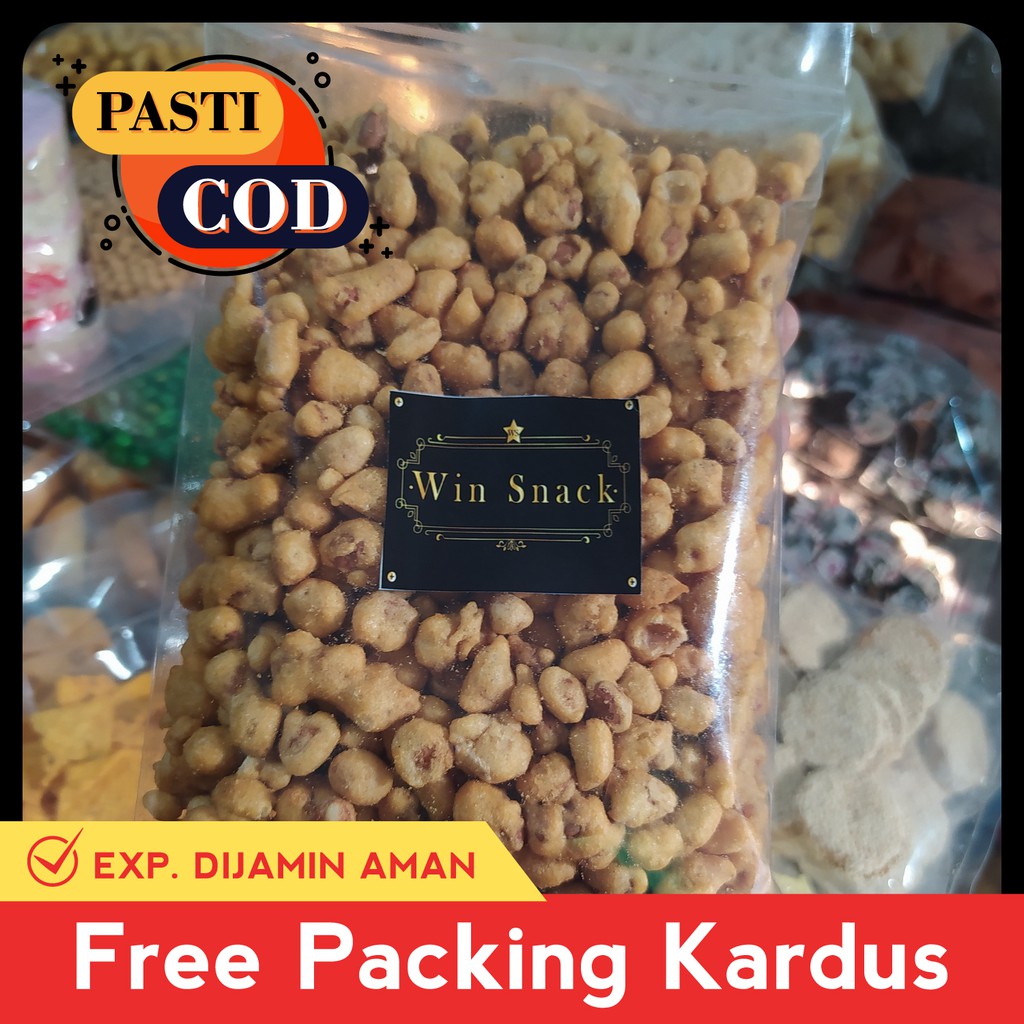 

snack kiloan makanan ringan KACANG POLONG ASIN 125 gram jajanan cemilan JADUL