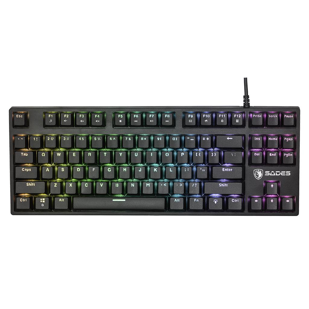 Keyboard Gaming Mechanical TKL Sades Khanda / Removable Switch