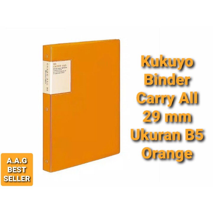 

KOKUYO BINDER CARRY ALL 29×215×272MM B5 ORANGE